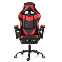 Load image into Gallery viewer, Furniture Office Chair High Back Gaming Chair Recliner Computer Leather Seat Gamer Office Armchair with Footrest WCG Game