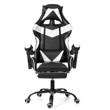 Load image into Gallery viewer, Furniture Office Chair High Back Gaming Chair Recliner Computer Leather Seat Gamer Office Armchair with Footrest WCG Game