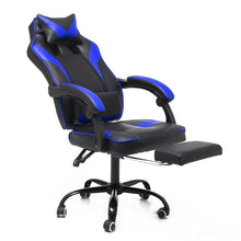 Load image into Gallery viewer, Furniture Office Chair High Back Gaming Chair Recliner Computer Leather Seat Gamer Office Armchair with Footrest WCG Game