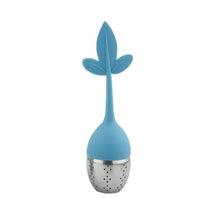 Load image into Gallery viewer, 8 Style Silicone Tea Infuser Reusable Tea Strainer Sweet Leaf with Drop Tray Novelty Tea Ball Herbal Spice Filter Tea Tool
