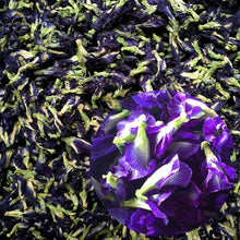 Load image into Gallery viewer, 50g/Bag Thailand Blue Butterfly Pea Tea 100% Original Detox Tea Pure Natural Dried Pea Flower Tea Simulation Kitchen Toy
