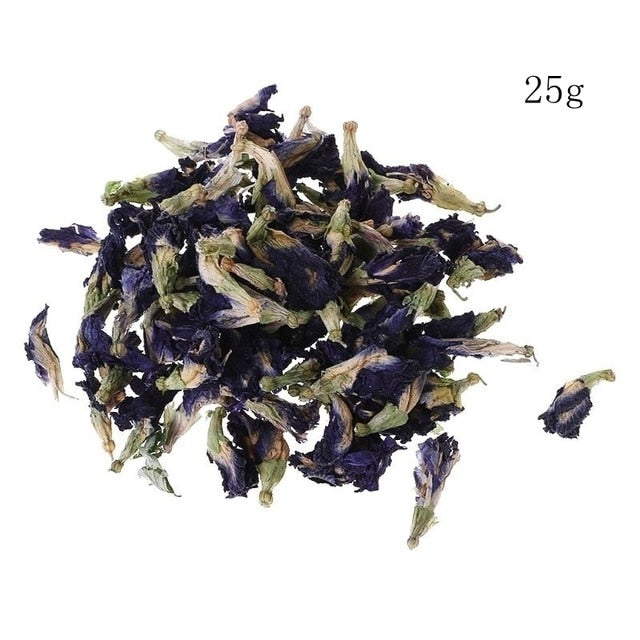 50g/Bag Thailand Blue Butterfly Pea Tea 100% Original Detox Tea Pure Natural Dried Pea Flower Tea Simulation Kitchen Toy
